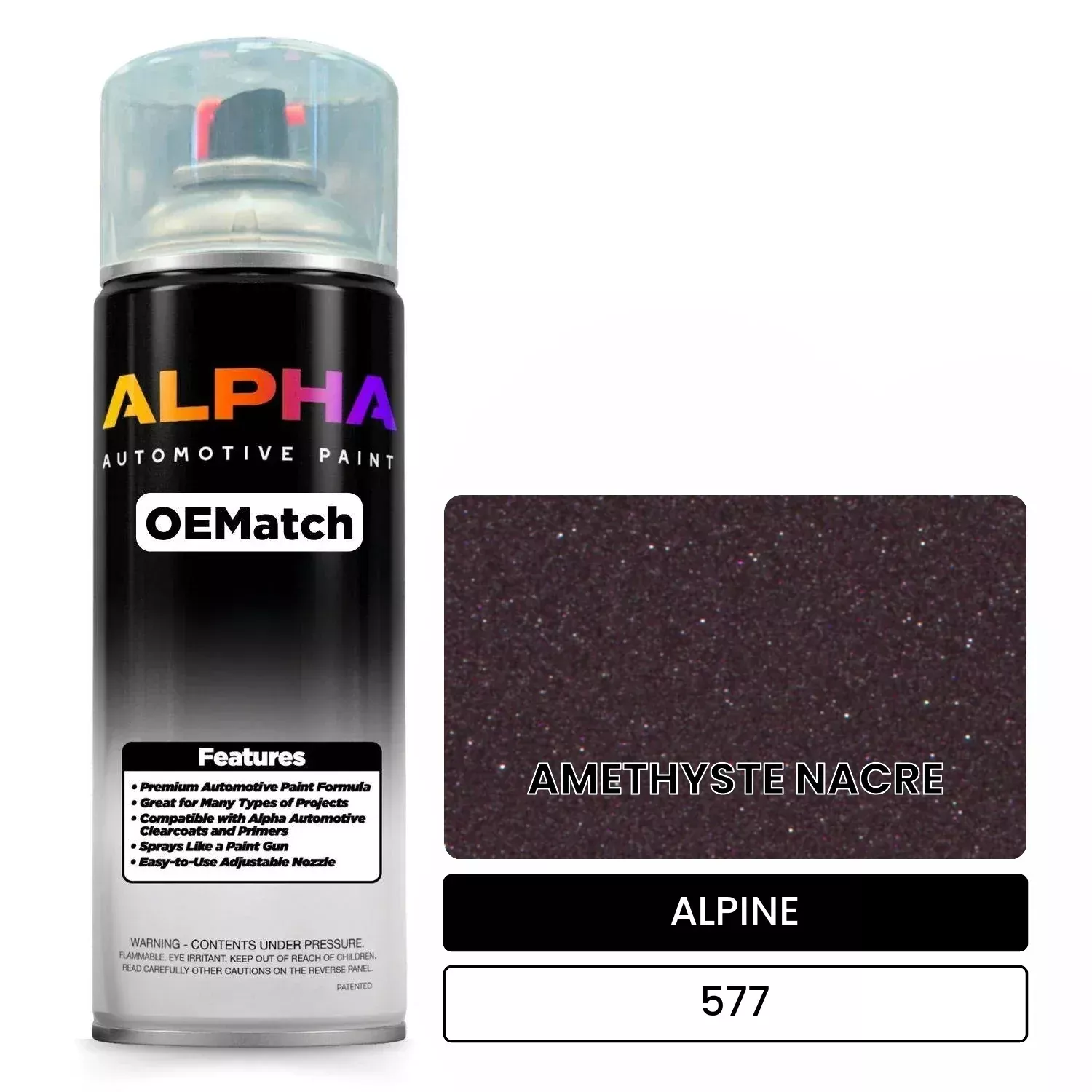 ALPINE AMETHYSTE NACRE 577 | OEMatch Automotive Spraycan