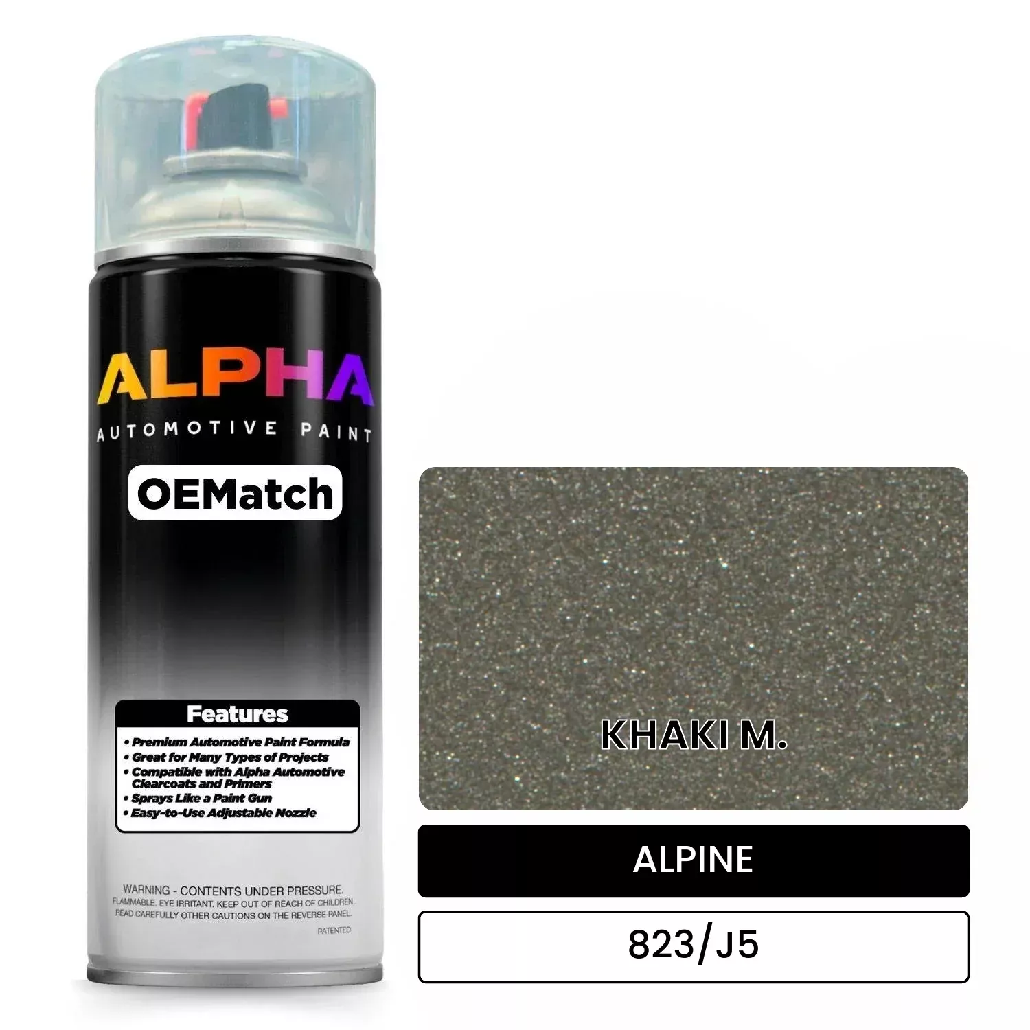 ALPINE KHAKI M. 823/J5 | OEMatch Automotive Spraycan