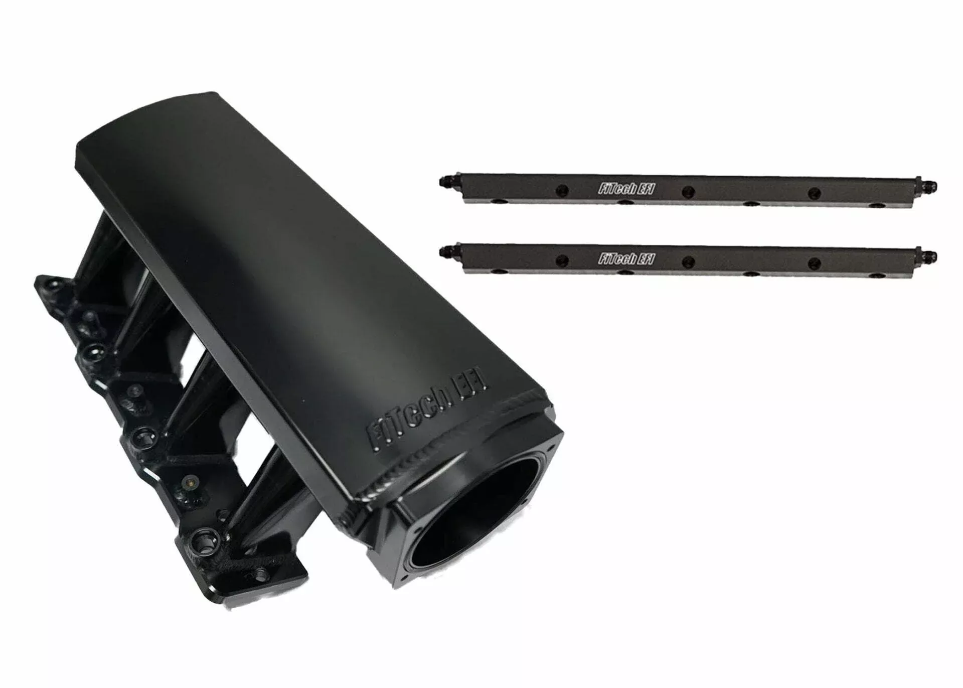 FiTech 70066 Intake Manifold for LS1 (Tall Aluminum, with Rails)