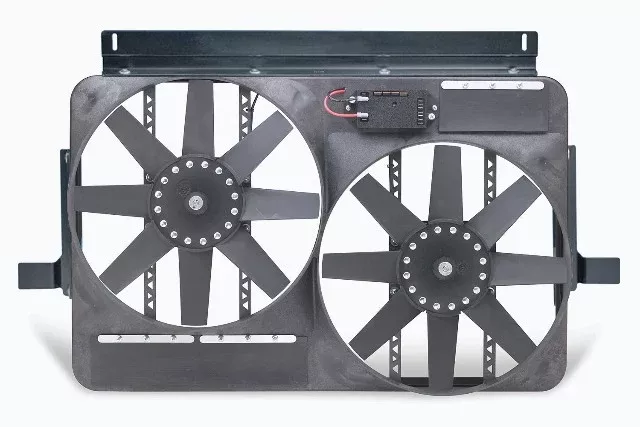 Flex-A-Lite 105398 Fan Electric 13 1/2 dual shrouded puller w/variable speed control