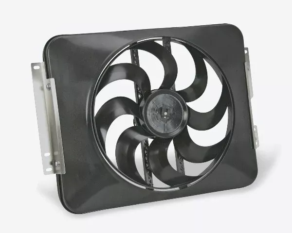 Flex-A-Lite 116680 Fan Electric 15 single shrouded puller S-Blade w/ controls