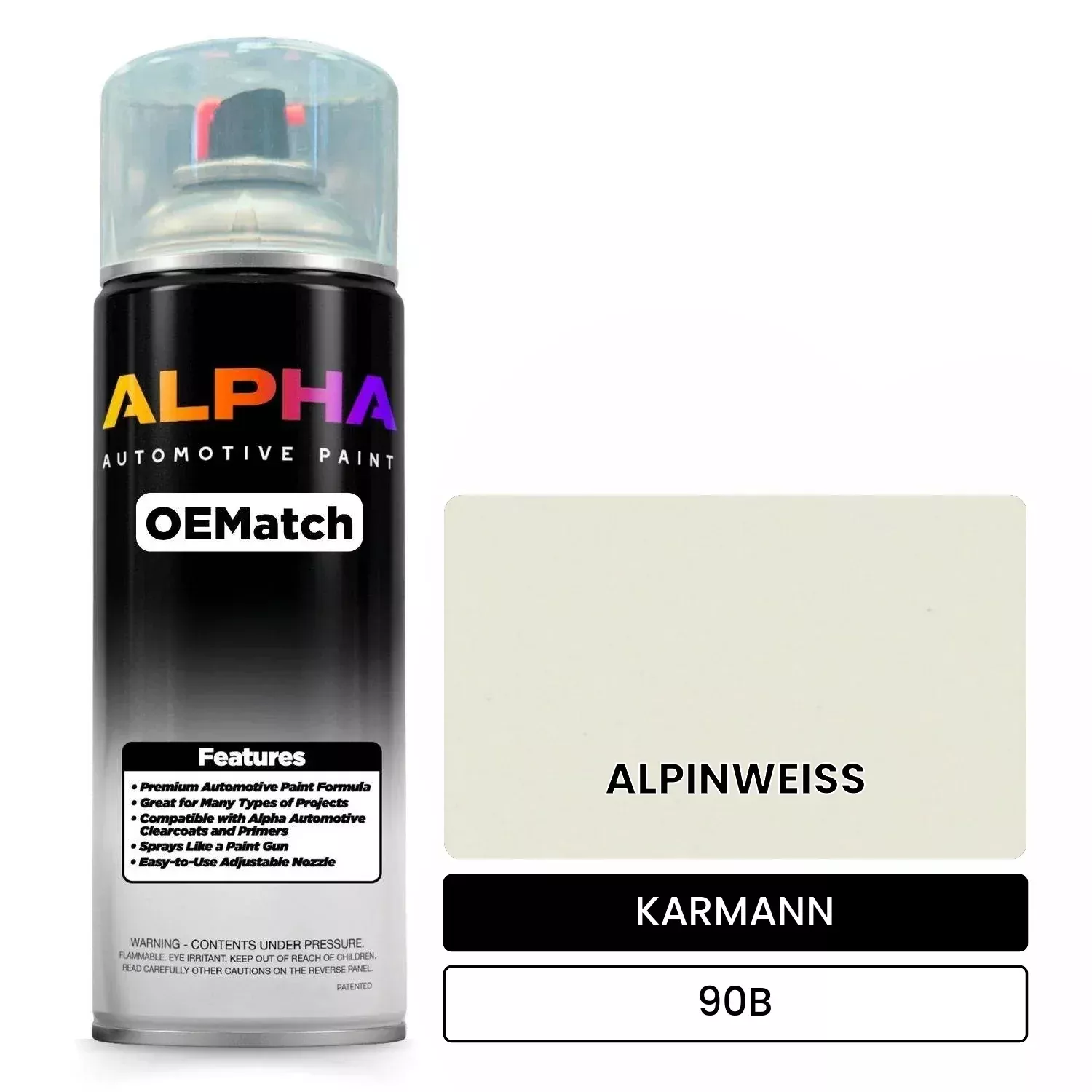 KARMANN Alpine White 90B | OEMatch Automotive Spraycan