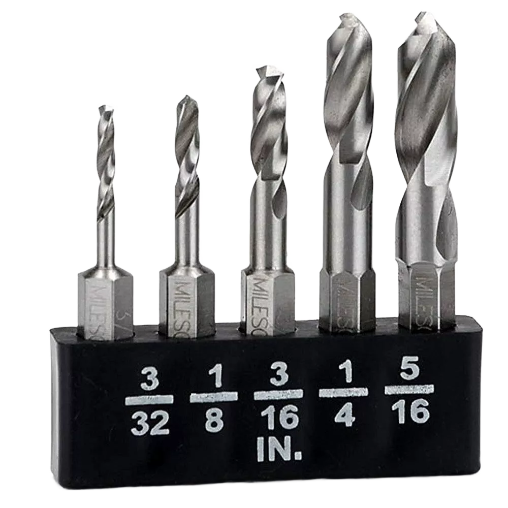 Milescraft 6 pc. Wood Stubby Bit Set