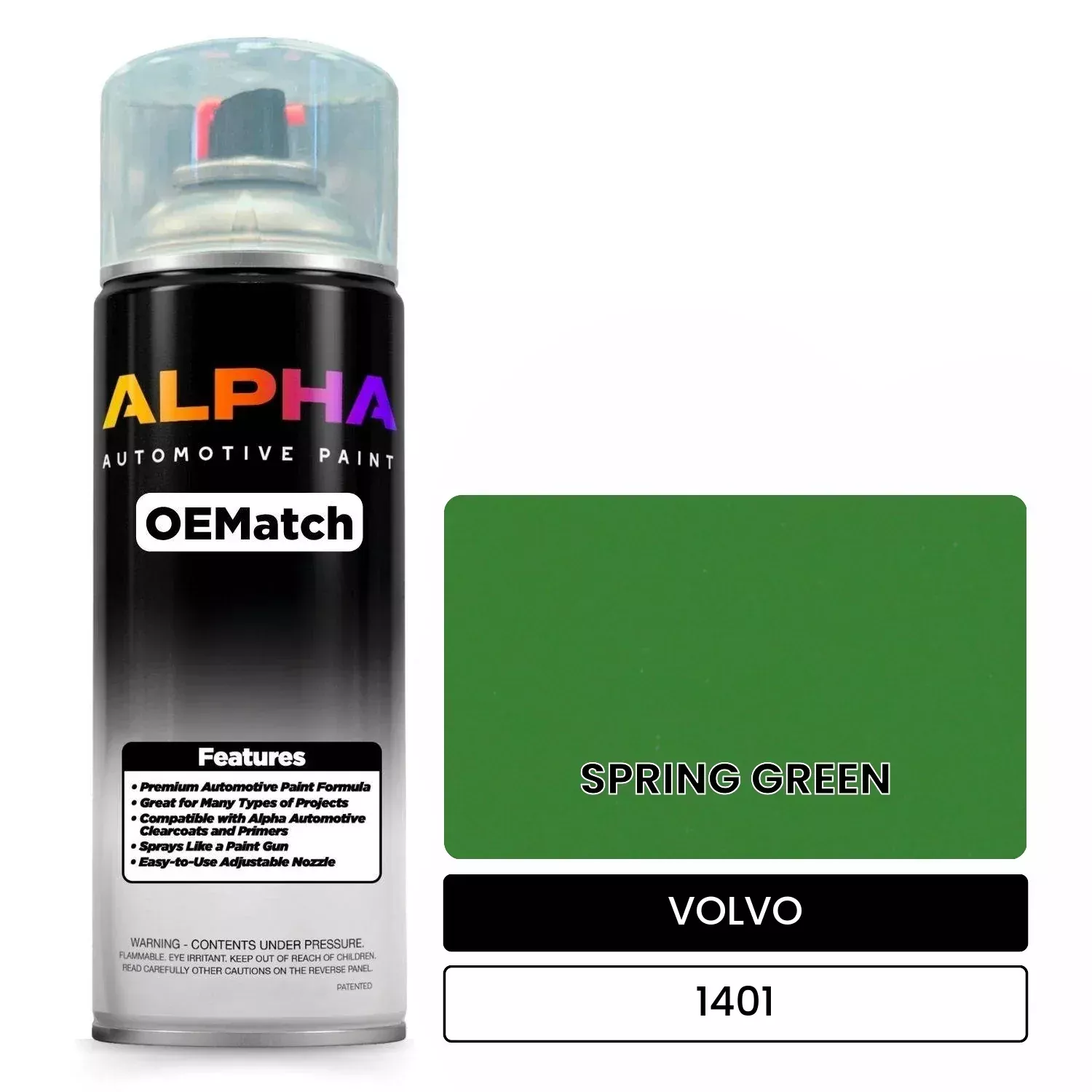 VOLVO SPRING GREEN 1401 | OEMatch Automotive Spraycan